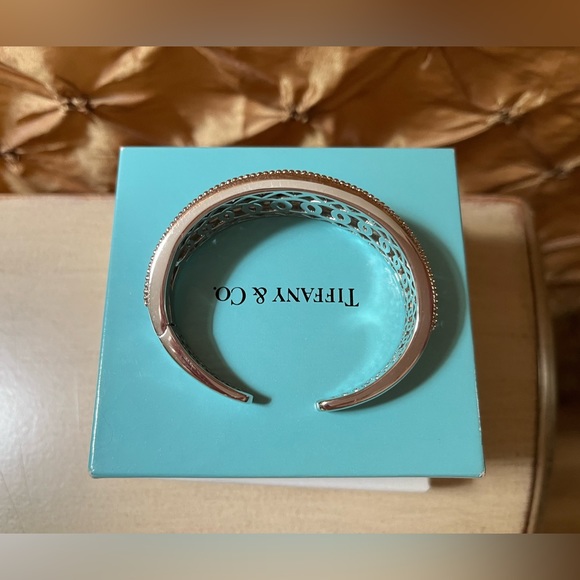 Affinity Diamond Solid Sterling Silver Hinged Curb Link Diamond Cuff Bangle 💎 - Picture 9 of 10